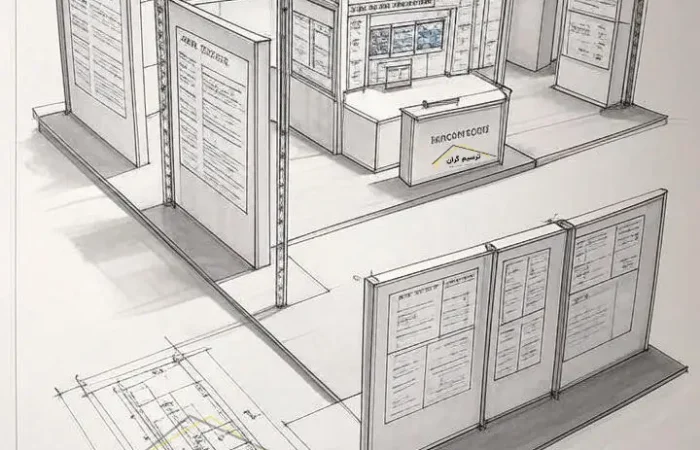 پلان غرفه نمایشگاهی