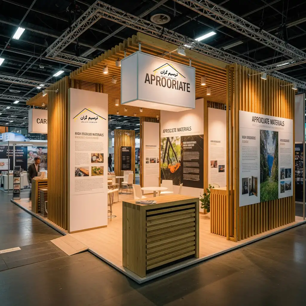 Using appropriate materials in booth construction