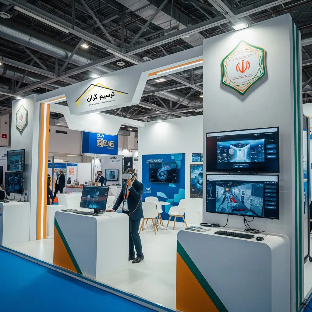 استفاده از تکنولوژی در غرفه نمایشگاهی