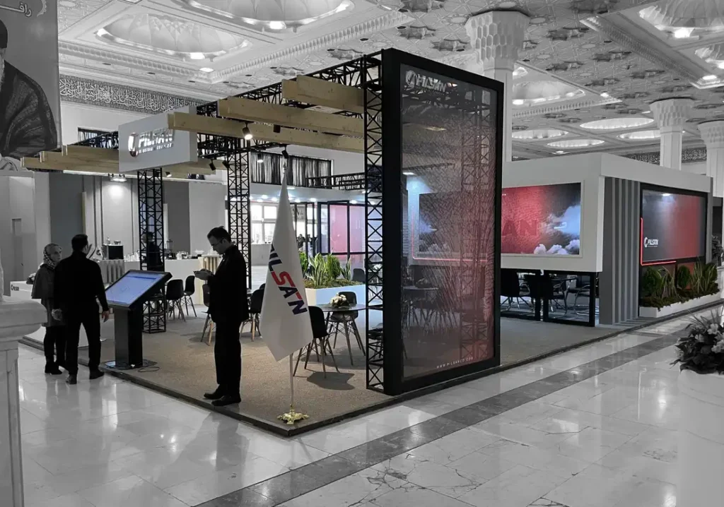 غرفه جزیره شرکت پیلسان در نمایشگاه