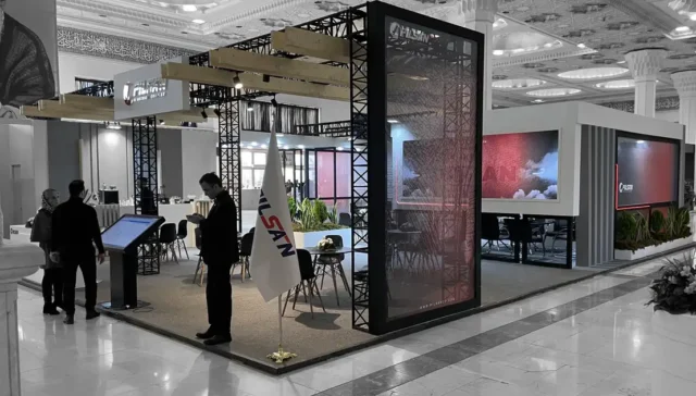 غرفه جزیره شرکت پیلسان در نمایشگاه