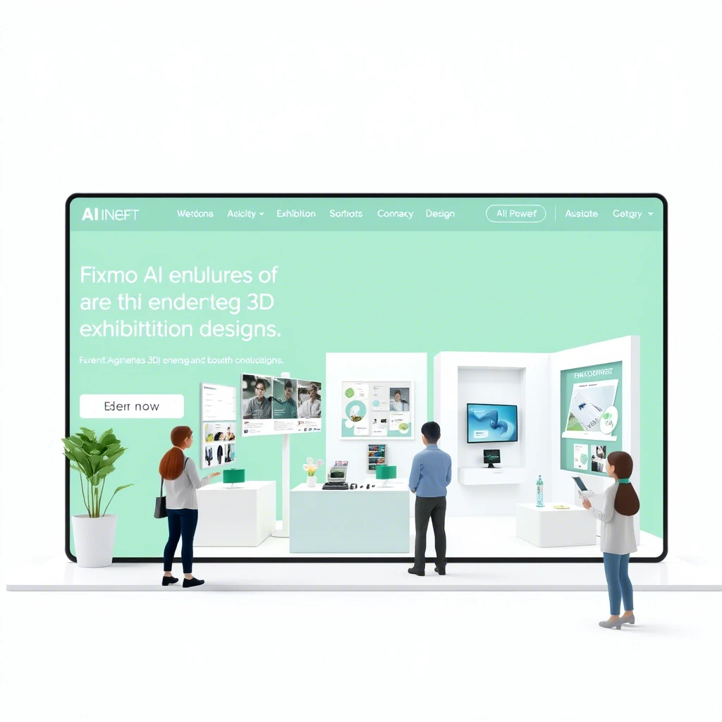 طراحی غرفه نمایشگاهی با هوش مصنوعی