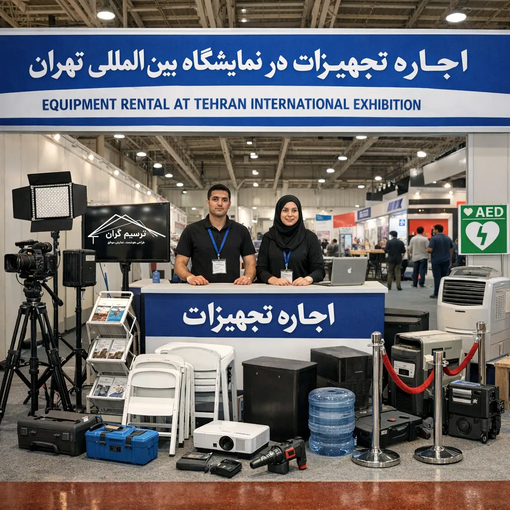 اجاره تجهیزات نمایشگاهی در نمایشگاه بین‌المللی تهران